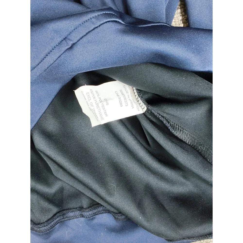 Zero Restriction Quarter Zip Pullover Private Double Eagle Golf Club Navy Sz L